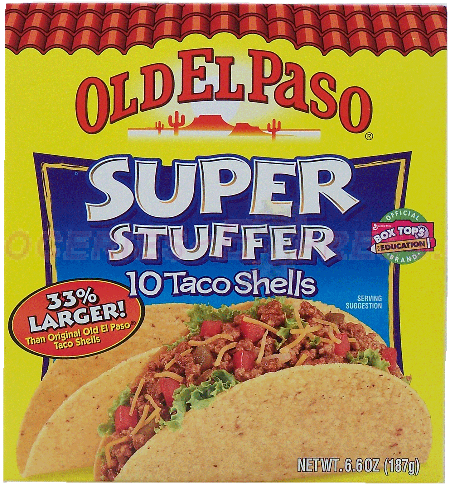 Old El Paso Super Stuffer larger taco shells 10 count Full-Size Picture